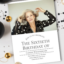 Foto 60 Invitación de cumpleaños