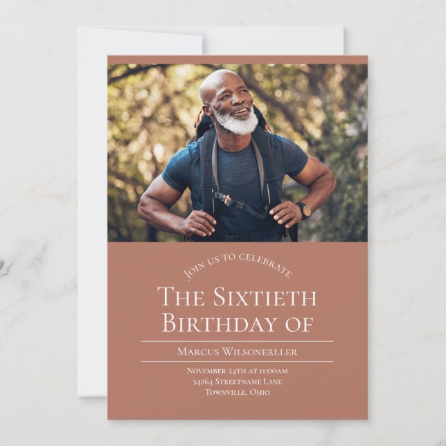 Foto 60 Invitación de cumpleaños (Anverso)