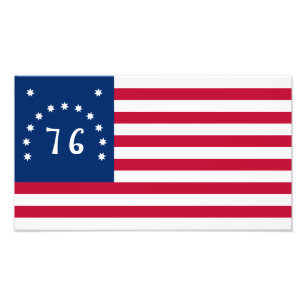 Foto 76 Revolución Americana con Bandera de Batalla de