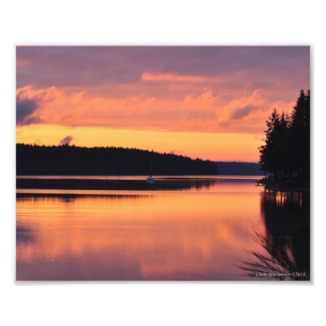 Foto 8X10 Sunrise on the Sound (Frente)