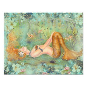 Foto A la deriva la pacífica sirena impresa por Renee