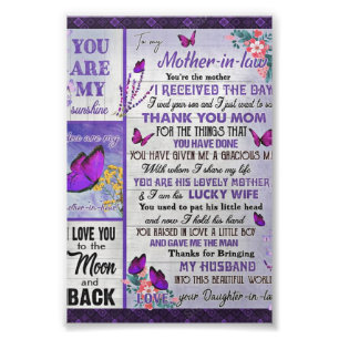 Foto A mi madre - Regalo legal, regalo de cumpleaños ma