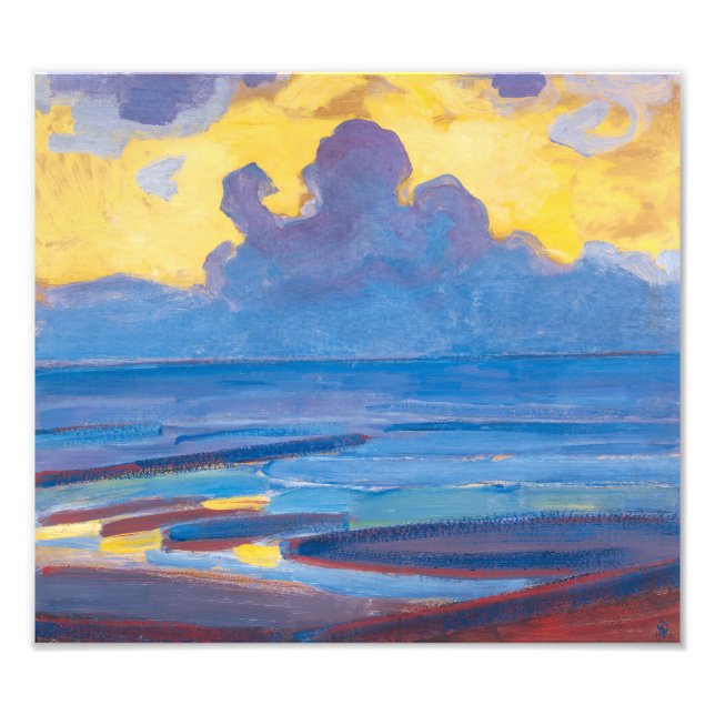 Foto A orillas del mar | Piet Mondrian | (Frente)
