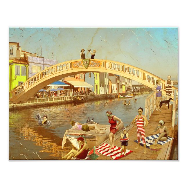 Foto A Ponte dos Carcavelos. Aveiro. Portugal (Frente)