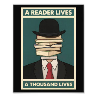 Foto A Reader Lives a Thousand Lives Bibliophile Wisdom