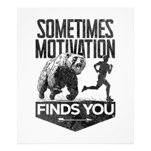 Foto A Veces La Motivación Te Encuentra Divertido Motiv