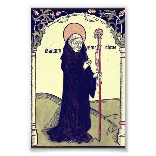 Foto Abbot de San Benedicto de Nursia de Monte Cassino (Frente)