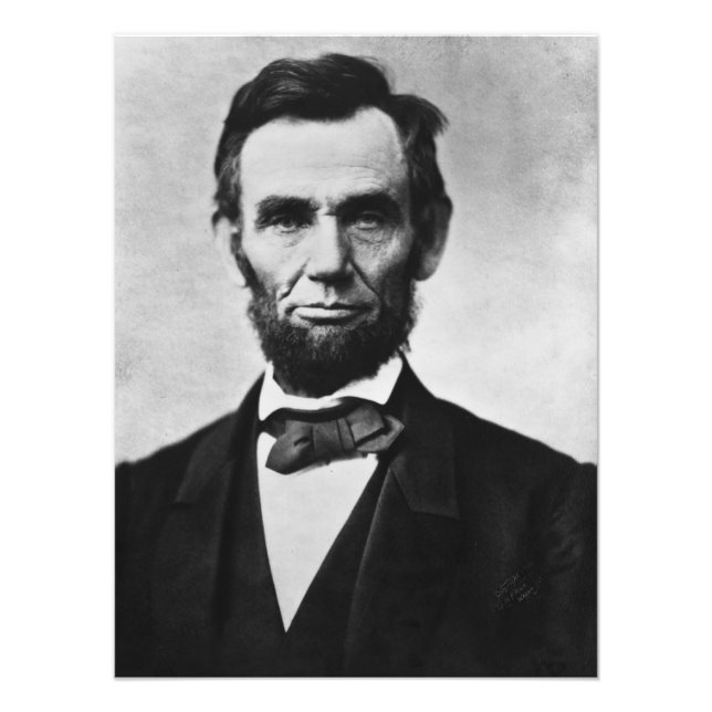 Foto Abraham Lincoln: 16º presidente de América (Frente)