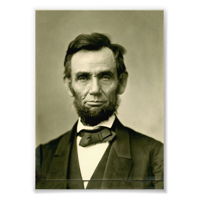 Foto Abraham Lincoln presidente de estados unidos (Frente)