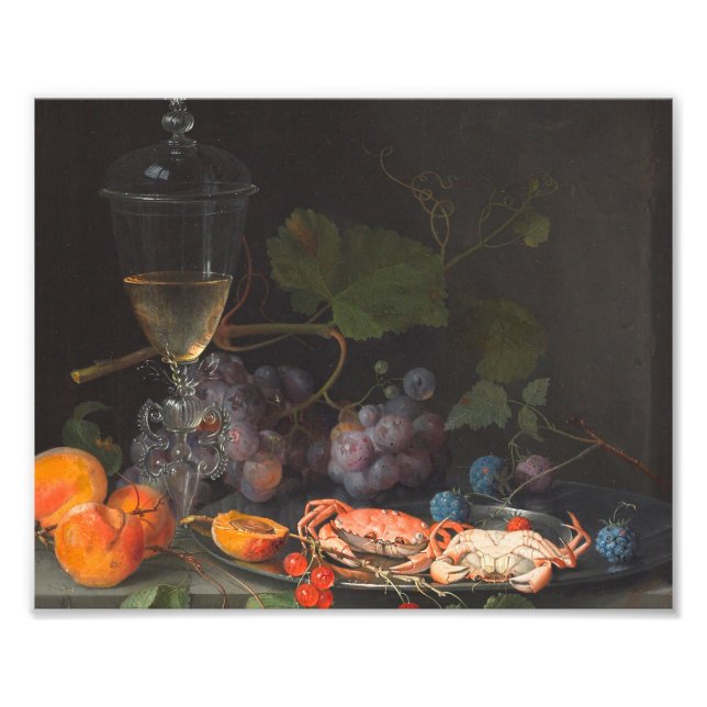 Foto Abraham Mignon - Vida fija con cangrejos (Frente)
