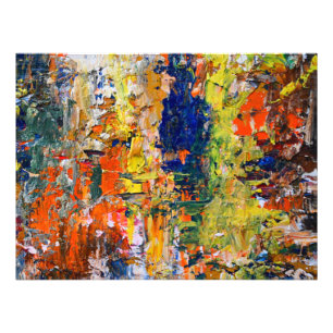 Foto Abstracción espontánea - Texturas de pintura de ac