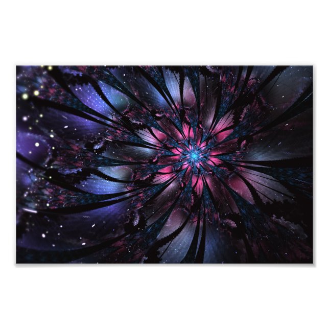 Foto Abstract fractal flower design. (Frente)
