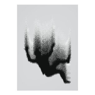 Foto Abstract Shadowfall: Silueta Fluida