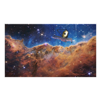 Foto Acantilados cósmicos Telescopio web Carina Nebula