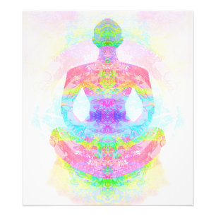 Foto Actitud del loto de la yoga. Ampliación de la fot
