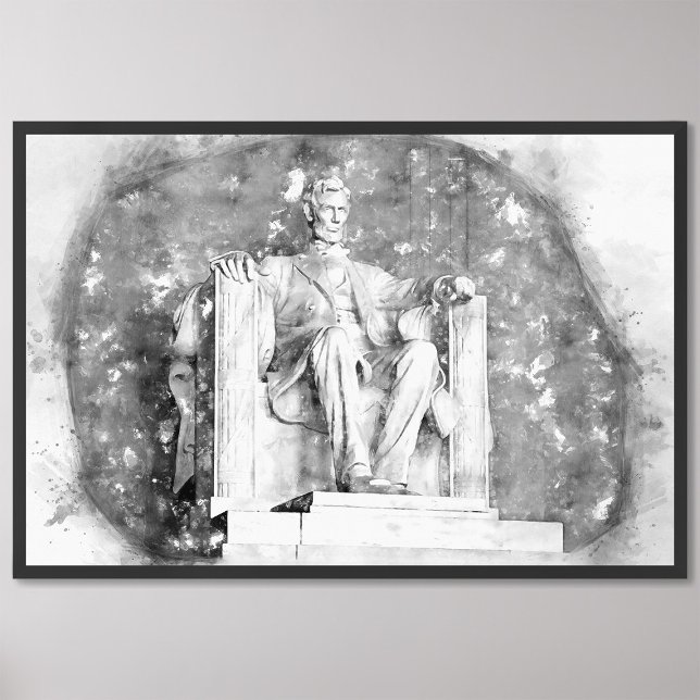 Foto acuarela del Lincoln Memorial (Subido por el creador)