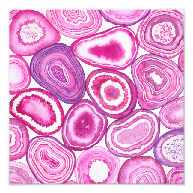Foto acuarela rosa agada (Frente)