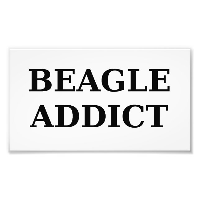 Foto adicto al beagle (Frente)