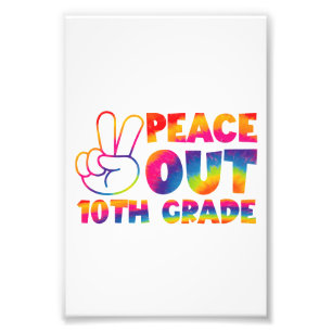 Foto Adiós Décimo Grado Tie Dye Último Día 10º Grado 