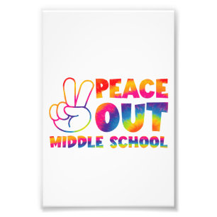 Foto Adiós Escuela Media Tie Dye Último Día De Escuela