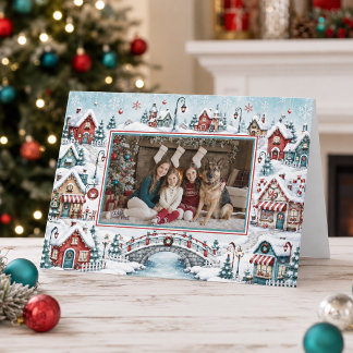 Foto adorable de la Navidad y el invierno 