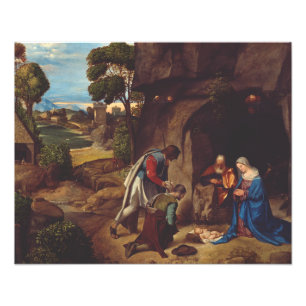 Foto Adoración de los pastores por Giorgione