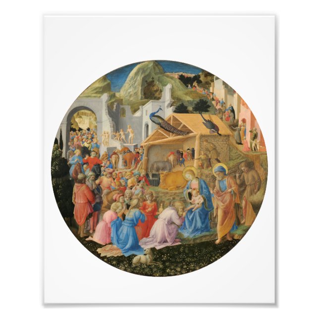 Foto Adoración del Magi por Fra Angelico y Filippo (Frente)