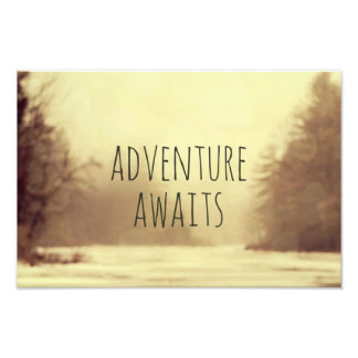 Foto Adventure Awaits II Photo Print