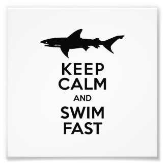 Foto Advertencia divertida sobre los tiburones: mantent