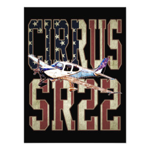 Foto Aeronaves Cirrus SR22 Vintage Bandera de Estados U