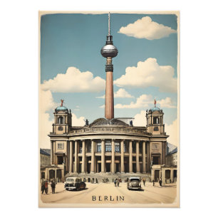 Foto Afiche de Berlín vintage