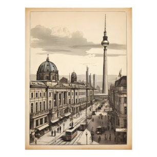 Foto Afiche de Berlín vintage