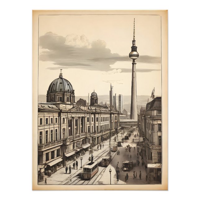Foto Afiche de Berlín vintage (Frente)