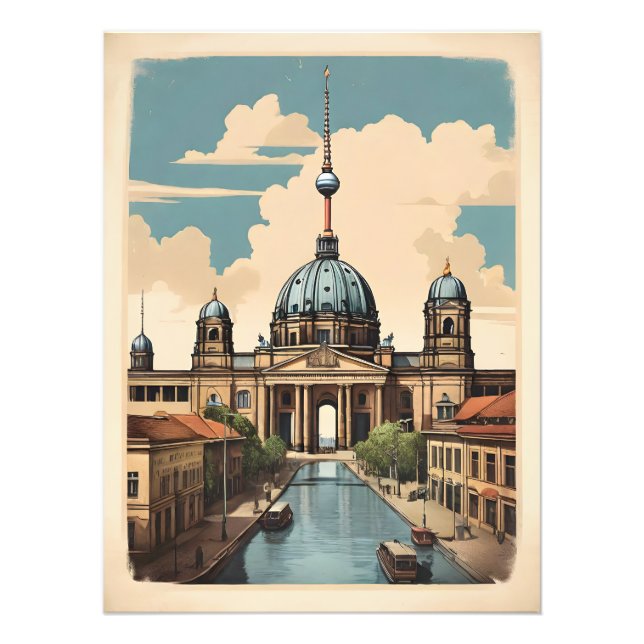 Foto Afiche de Berlín vintage (Frente)