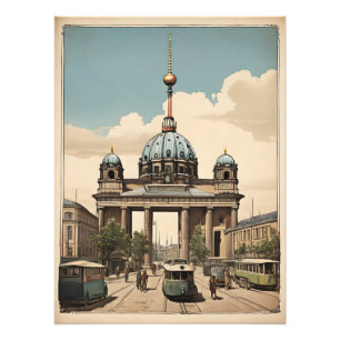 Foto Afiche de Berlín vintage