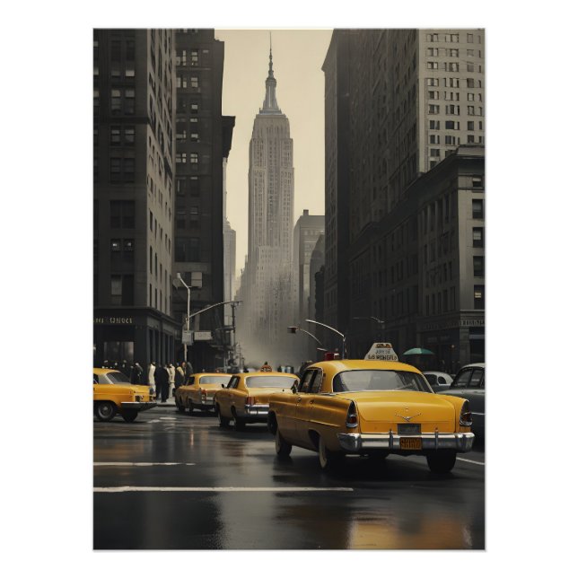 Foto Afiche de la época de Nueva York (Frente)