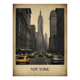 Foto Afiche de la época de Nueva York