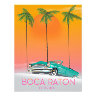 Foto Afiche de viaje de Boca Raton Florida.