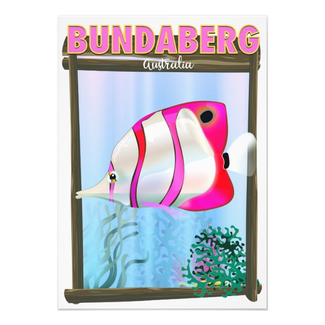 Foto Afiche de viaje de Bundaberg Australia (Frente)