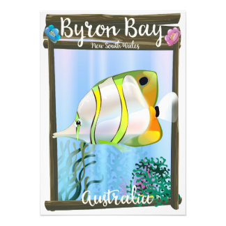 Foto Afiche de viaje de Byron Bay Australia.