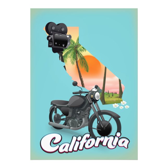 Foto Afiche de Viaje de California (Frente)