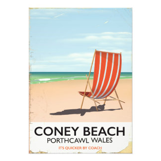 Foto Afiche de viaje de Coney Beach Porthcawl Wales