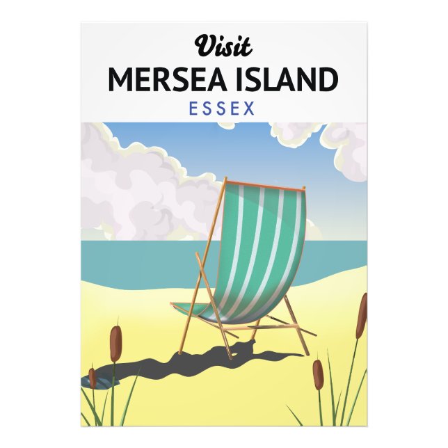 Foto Afiche de viaje de Essex, isla de Mersia (Frente)