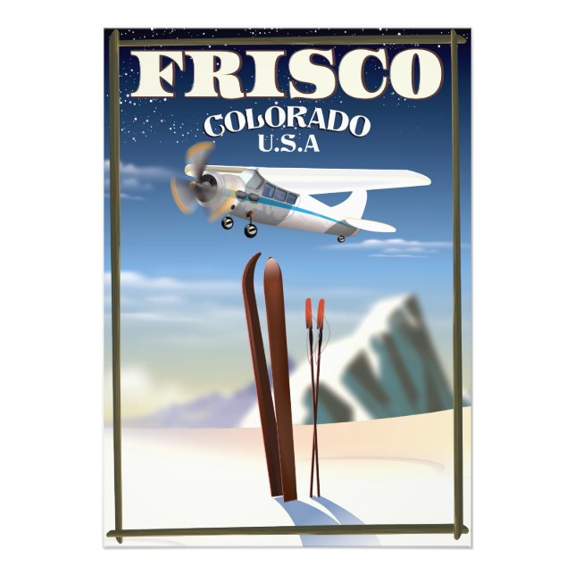 Foto Afiche de viaje de Frisco Colorado USA (Frente)