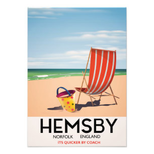 Foto Afiche de viaje de Hemsby Norfolk