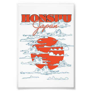 Foto Afiche de viaje de Honshu Japón