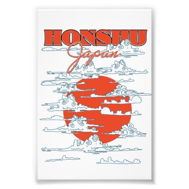 Foto Afiche de viaje de Honshu Japón (Frente)