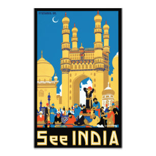 Foto Afiche de viaje de la India en Hyderabad