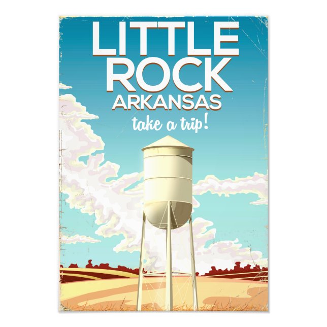 Foto Afiche de viaje de Little Rock Arkansas (Frente)