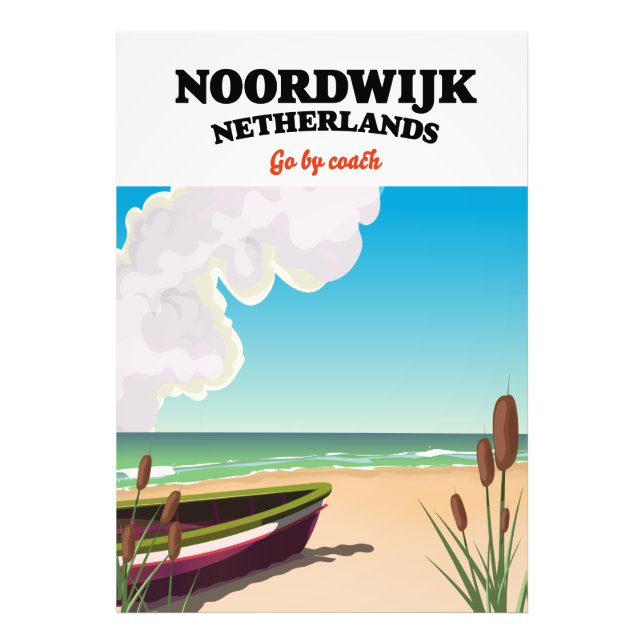 Foto Afiche de viaje de Noordwijk Países Bajos (Frente)